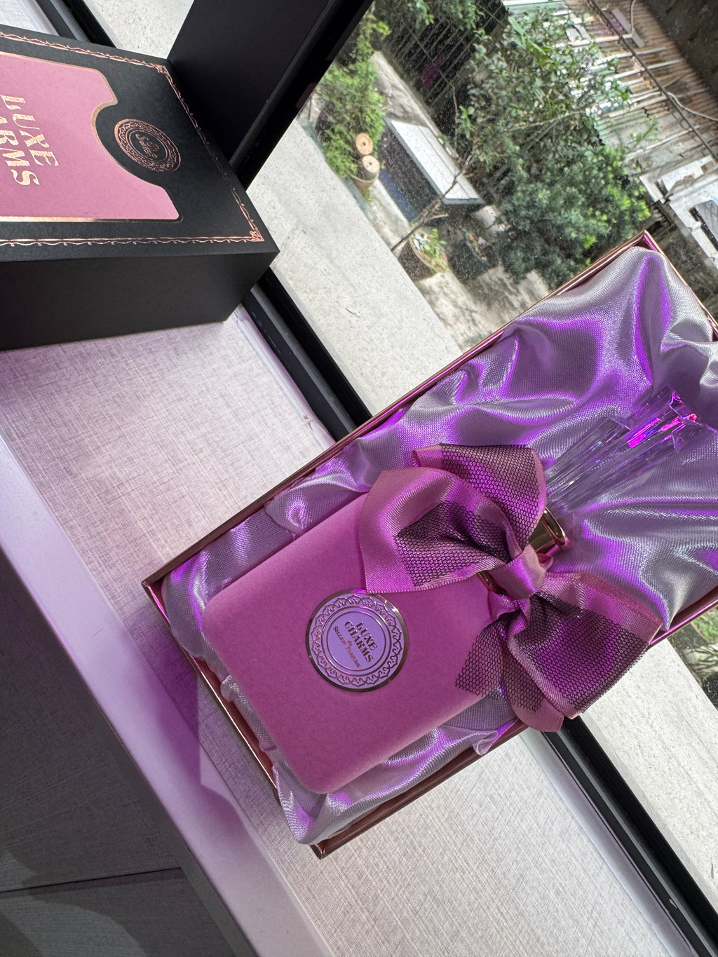 Diffuseur de parfum Luxe Charms – Élégance Rose