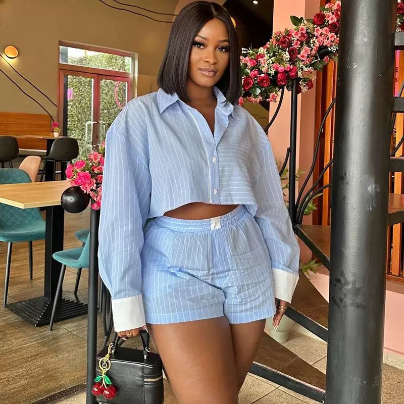 Ensemble Chic Rayures Élégance