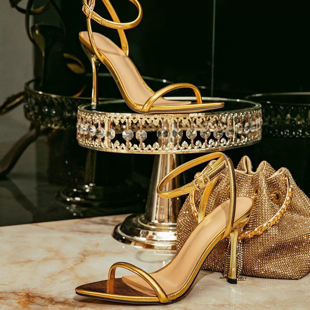 ✨ Sandales Luxe Dorées